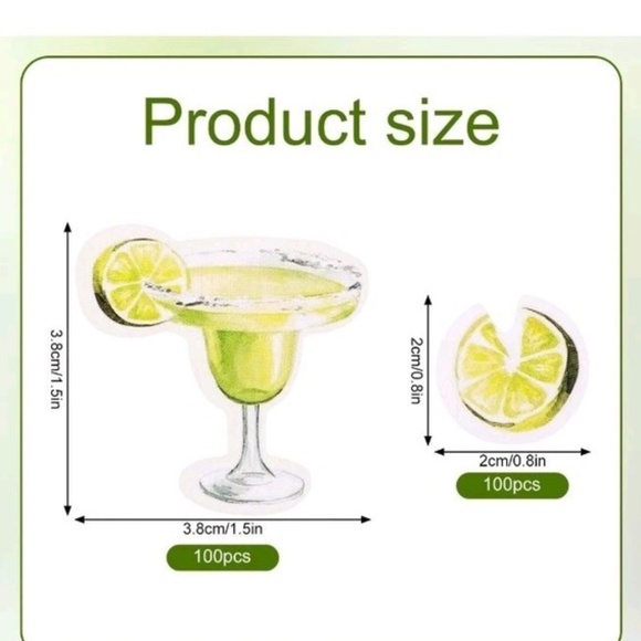New Tini Bit Older Lime Martini Birthday Party Green Banner Confetti Margarita - Picture 12 of 12